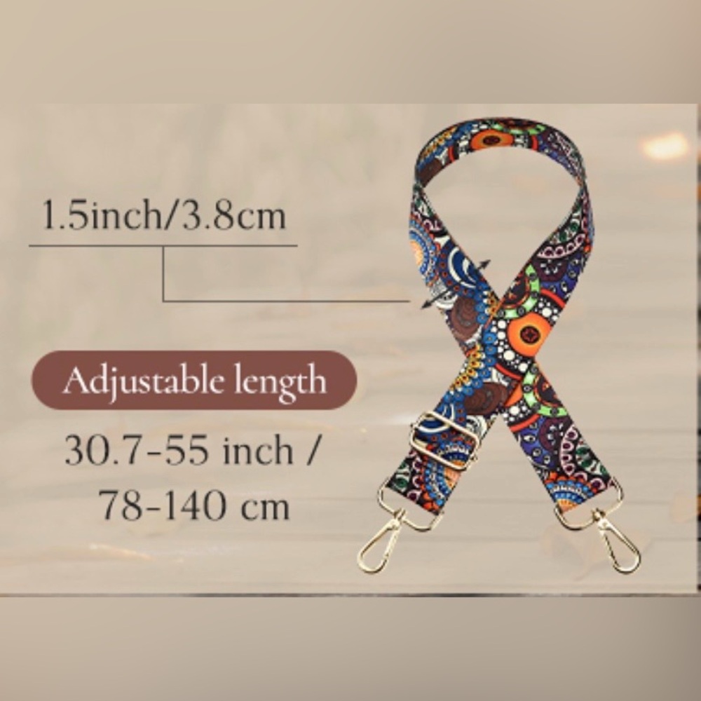 Multicolor Adjustable Bag Strap - Picture 5 of 6